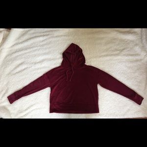 Small Velvet Red Top With Hood by Everlast